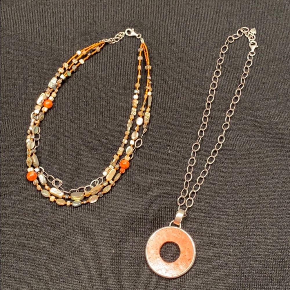 Silpada necklaces, set of 2.